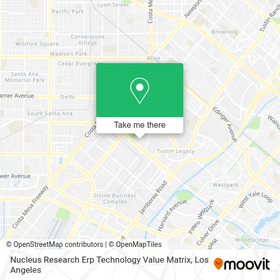 Nucleus Research Erp Technology Value Matrix map