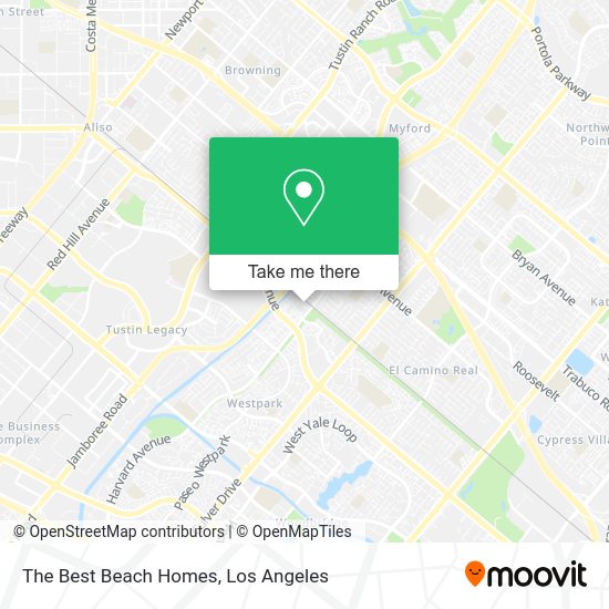 The Best Beach Homes map