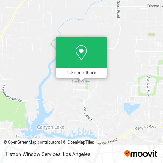 Hatton Window Services map