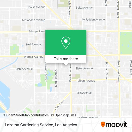 Mapa de Lezama Gardening Service