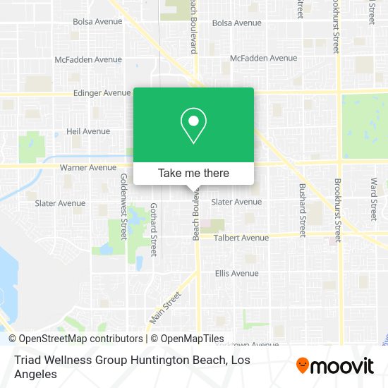 Triad Wellness Group Huntington Beach map