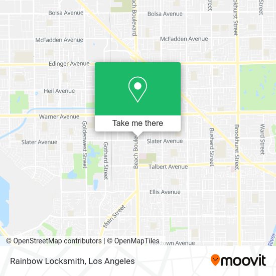 Rainbow Locksmith map