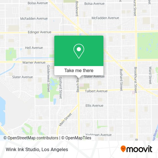 Wink Ink Studio map