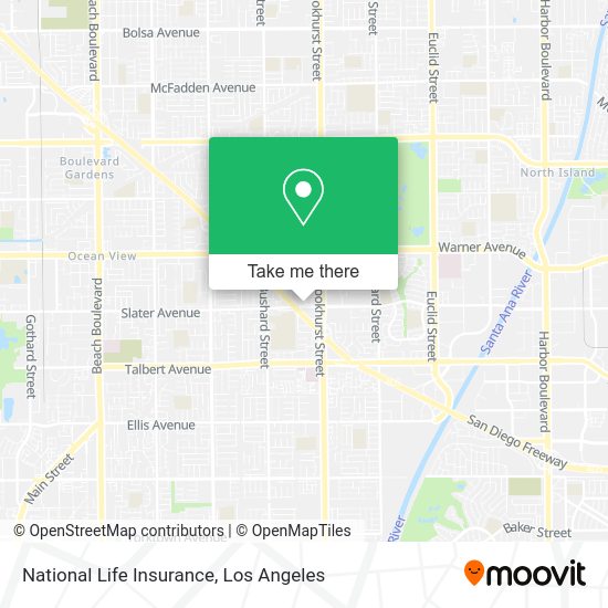 Mapa de National Life Insurance