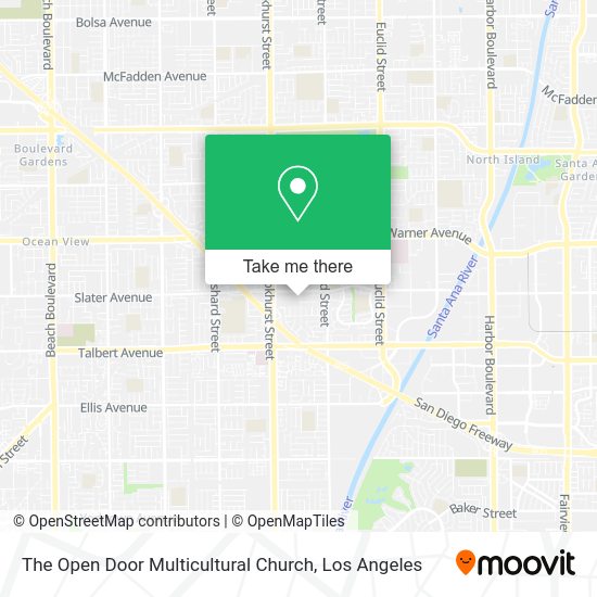 Mapa de The Open Door Multicultural Church