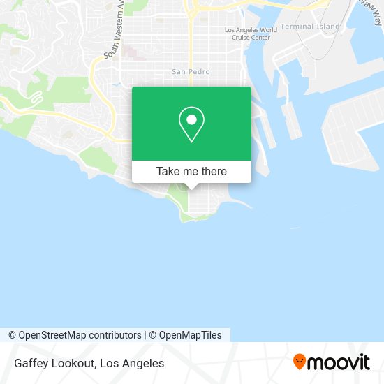 Mapa de Gaffey Lookout