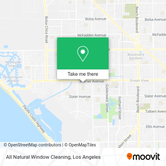 All Natural Window Cleaning map