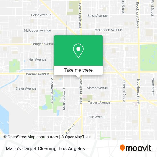 Mario's Carpet Cleaning map