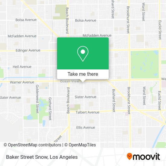 Mapa de Baker Street Snow