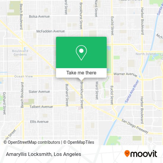 Amaryllis Locksmith map