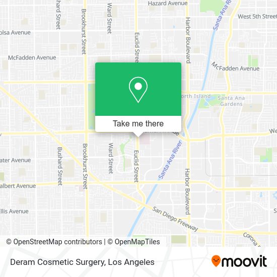 Mapa de Deram Cosmetic Surgery