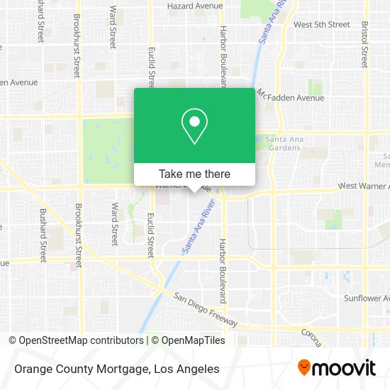 Mapa de Orange County Mortgage