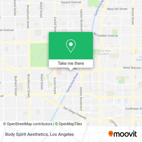 Mapa de Body Spirit Aesthetics