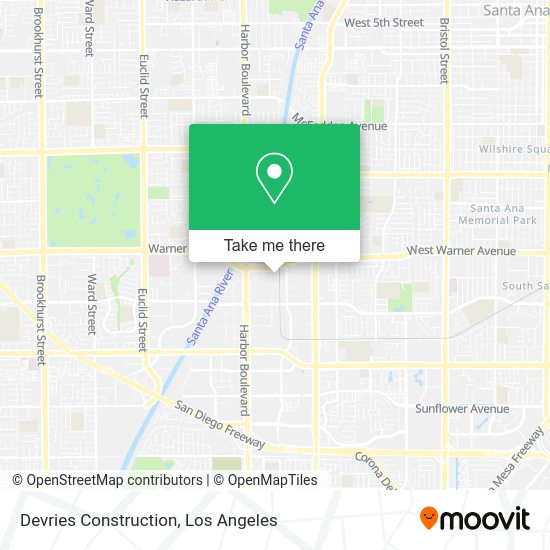 Devries Construction map