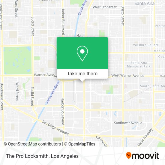 Mapa de The Pro Locksmith