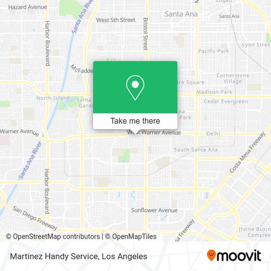 Mapa de Martinez Handy Service