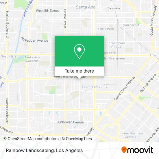 Mapa de Rainbow Landscaping