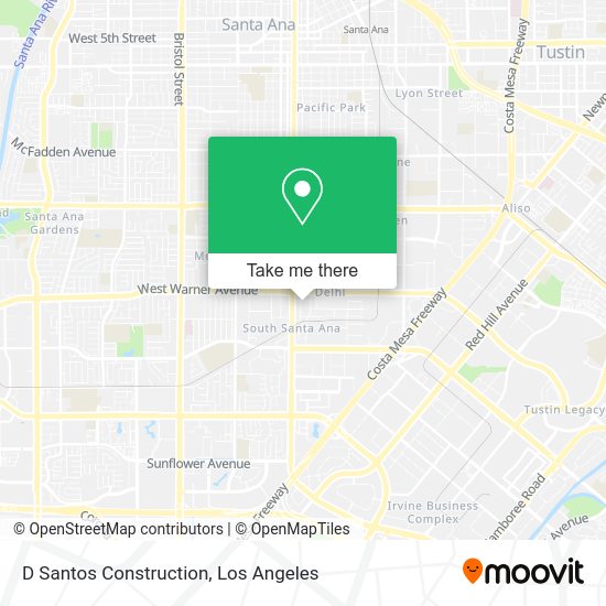 D Santos Construction map