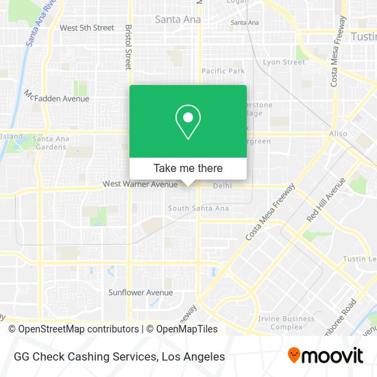 Mapa de GG Check Cashing Services