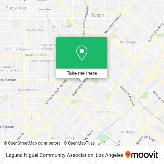 Laguna Niguel Community Association map