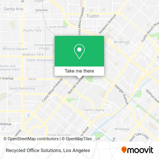 Mapa de Recycled Office Solutions