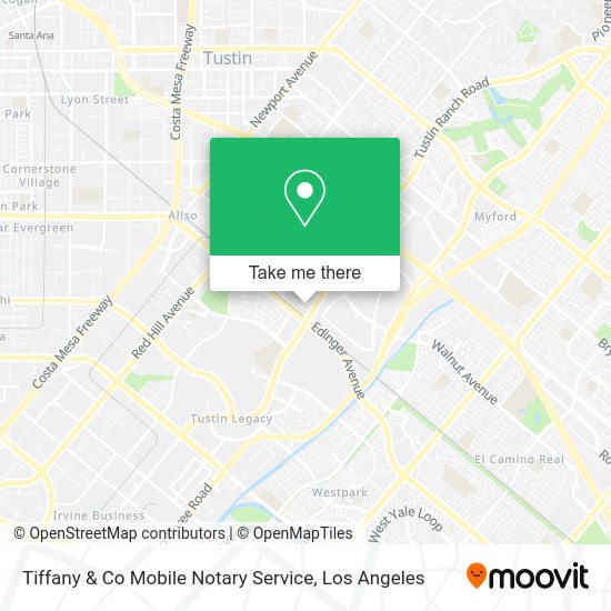 Mapa de Tiffany & Co Mobile Notary Service