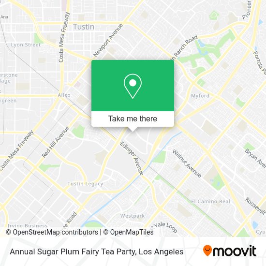 Annual Sugar Plum Fairy Tea Party map