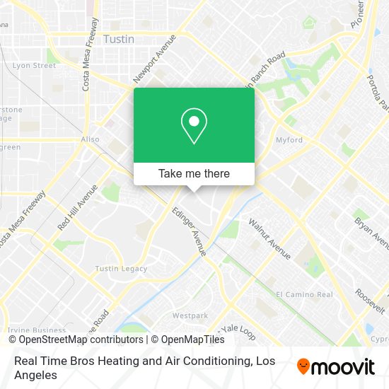 Real Time Bros Heating and Air Conditioning map