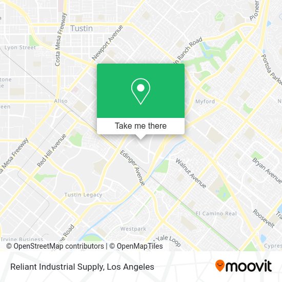 Reliant Industrial Supply map