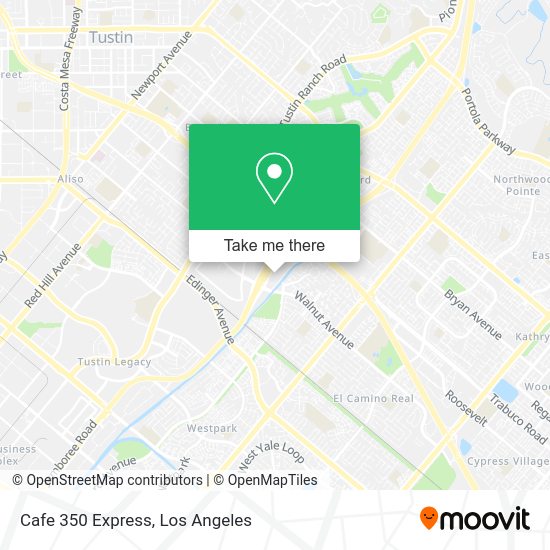 Cafe 350 Express map