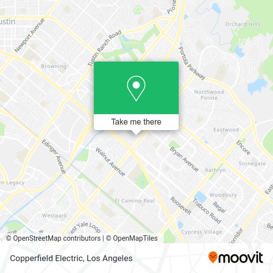 Copperfield Electric map