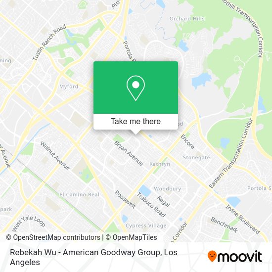 Mapa de Rebekah Wu - American Goodway Group