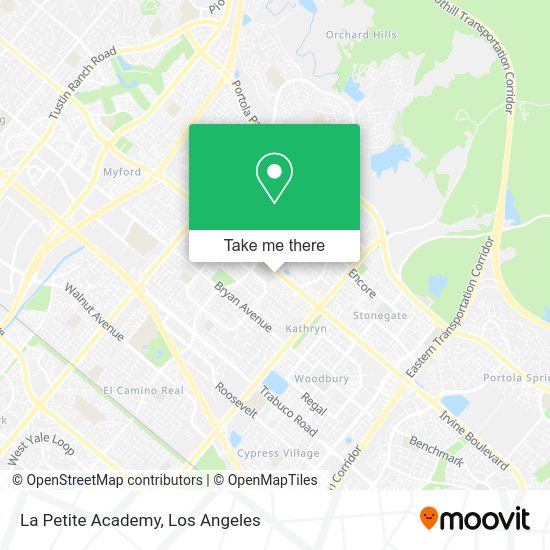 La Petite Academy map