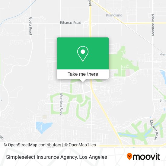 Simpleselect Insurance Agency map