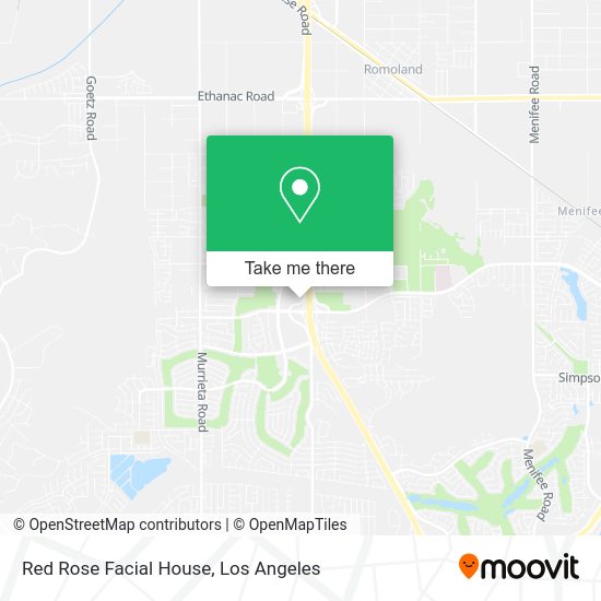Mapa de Red Rose Facial House