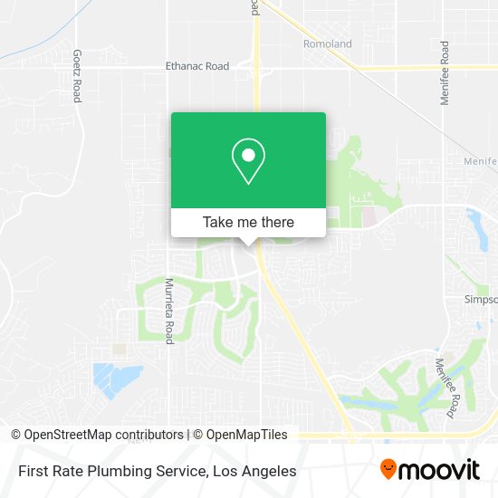 Mapa de First Rate Plumbing Service
