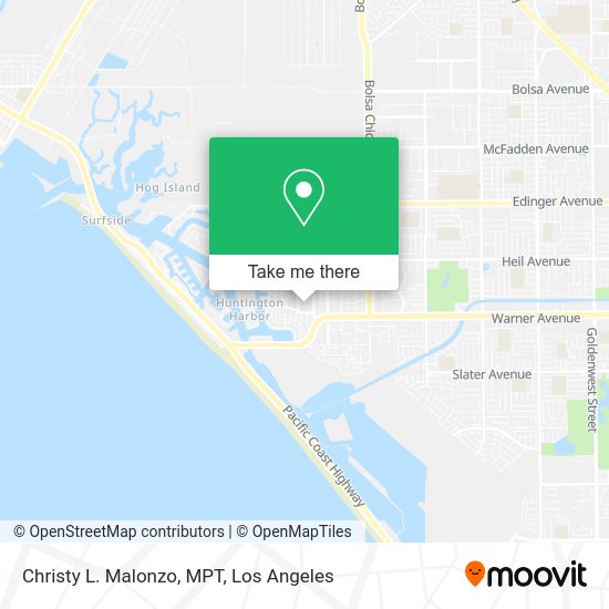 Mapa de Christy L. Malonzo, MPT