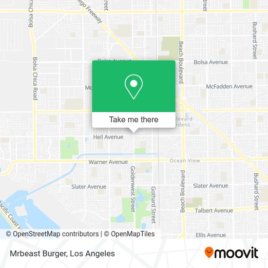 Mapa de Mrbeast Burger