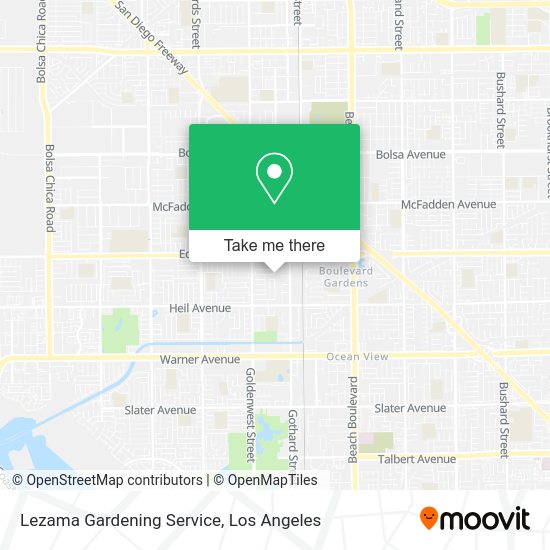 Mapa de Lezama Gardening Service