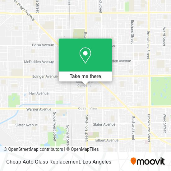 Cheap Auto Glass Replacement map