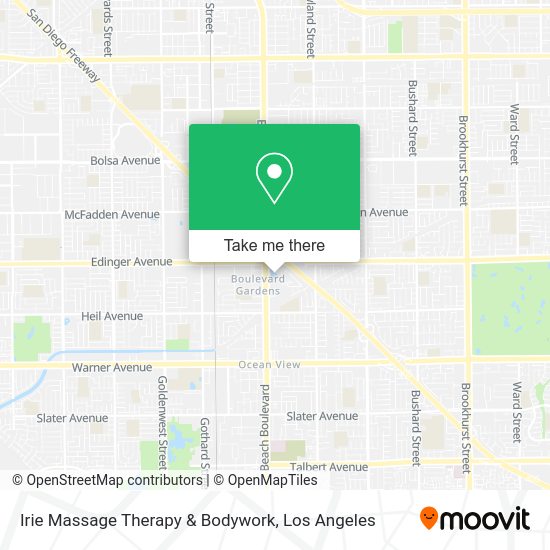 Mapa de Irie Massage Therapy & Bodywork