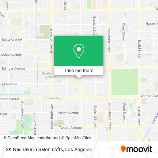 Mapa de SK Nail Diva in Salon Lofts