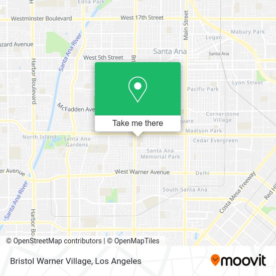 Mapa de Bristol Warner Village