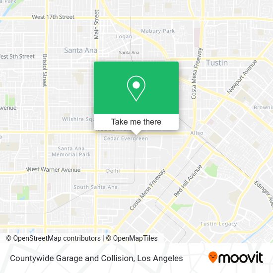 Countywide Garage and Collision map