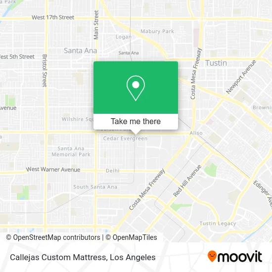 Callejas Custom Mattress map
