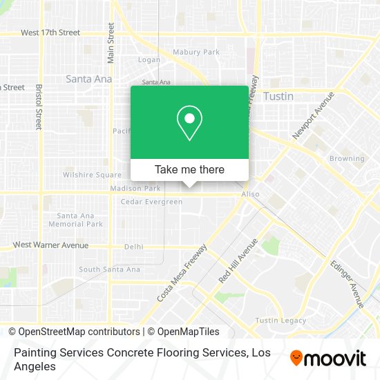 Painting Services Concrete Flooring Services map