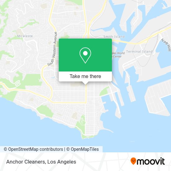 Anchor Cleaners map