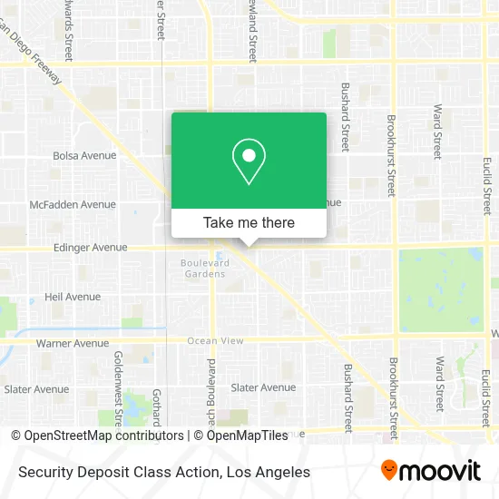 Security Deposit Class Action map