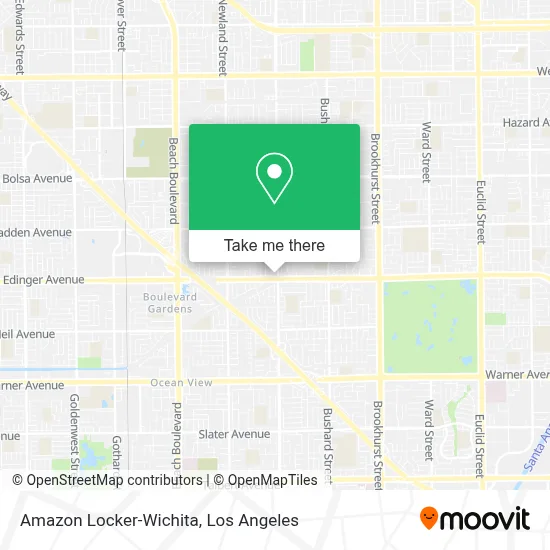 Amazon Locker-Wichita map