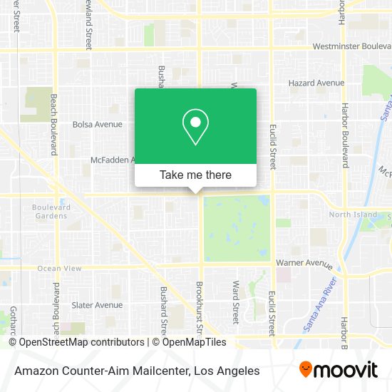Mapa de Amazon Counter-Aim Mailcenter